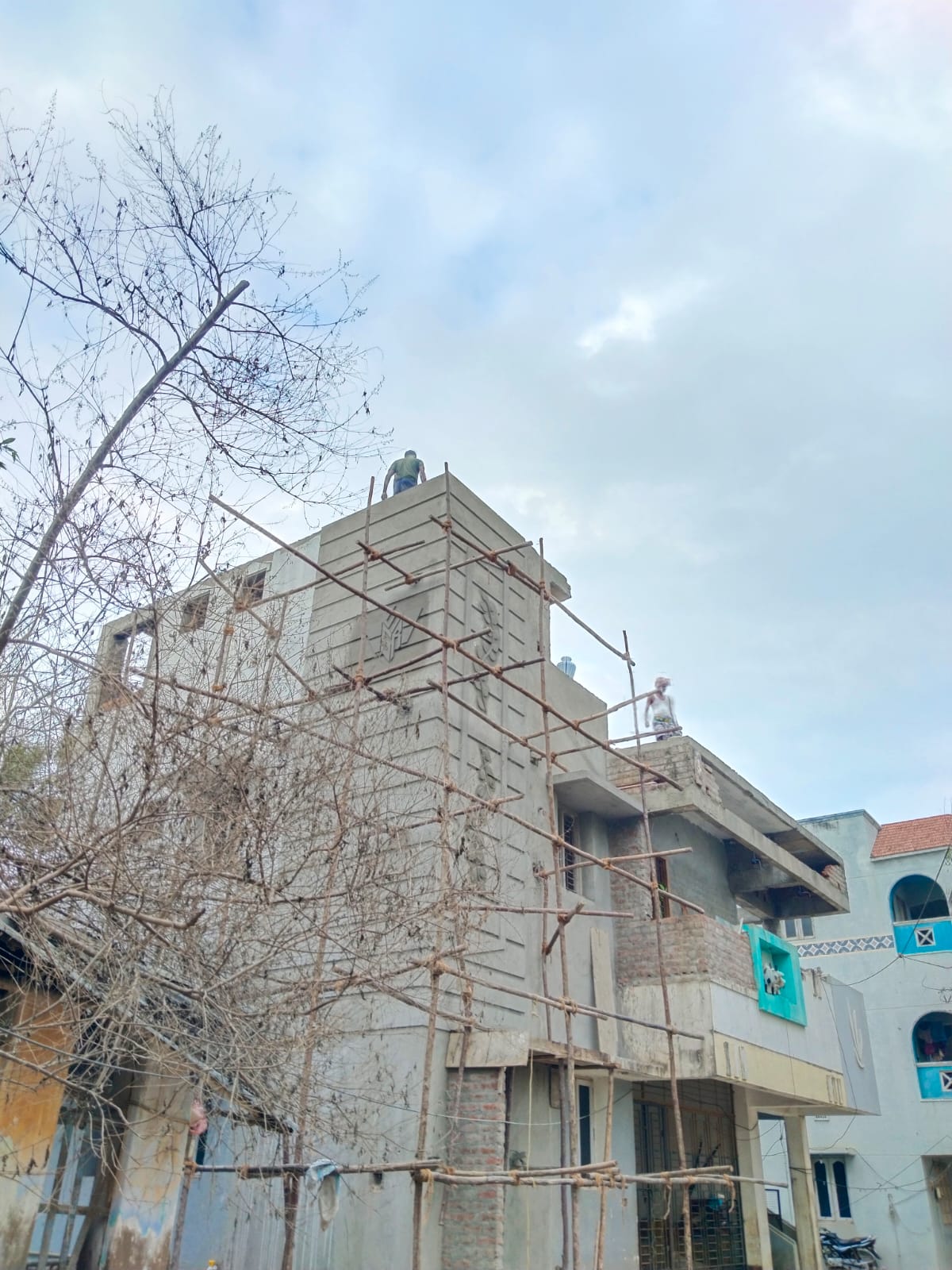 G+3 commercial building under construction in Thanjavur
